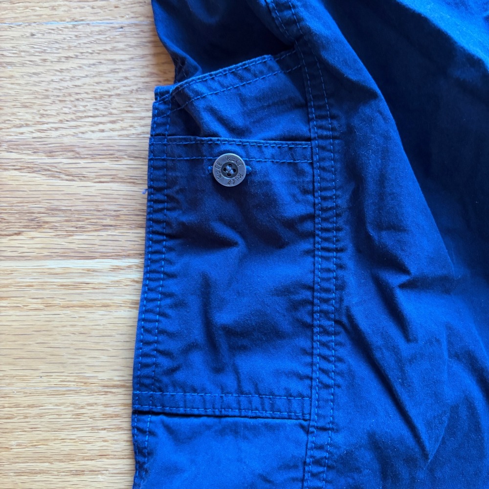 Kuhl‎ Free Range Hiking Capri Pants 8 Navy Blue Stretch Crop Outdoor Gorpcore - Picture 12 of 16